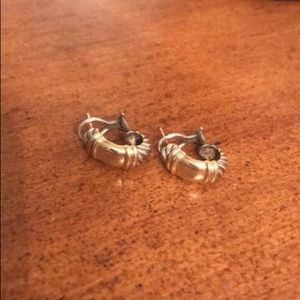 David Yurman small loop earrings